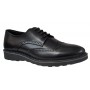 Pantofi barbati, casual, din piele naturala, Negru, TEST216N